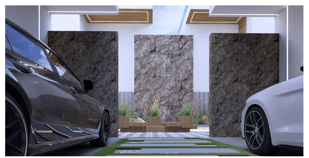 Villa Entrance view